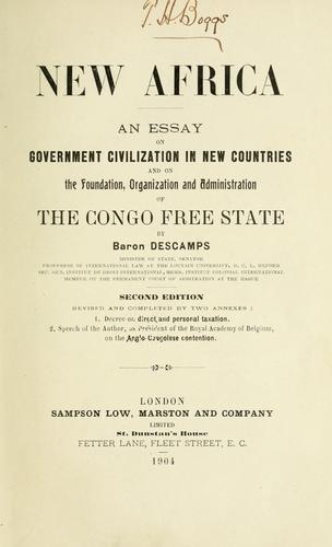 Cover for New Africa