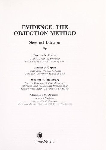 Cover for Evidence