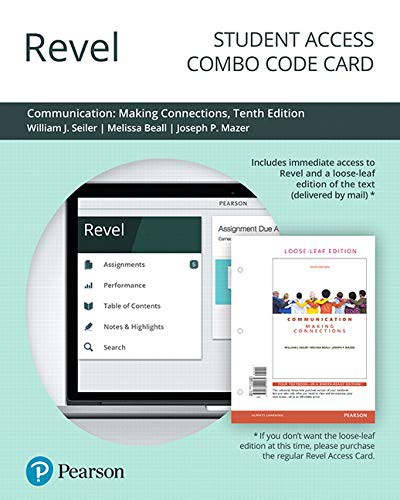 Cover for Revel for Communication