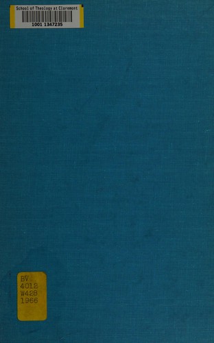 Cover for Community psychiatry and the clergyman