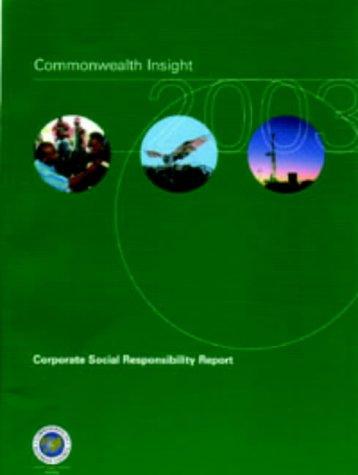 Cover for Commonwealth Insight 2003