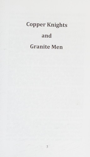 Cover for Copper Knights and Granite Men
