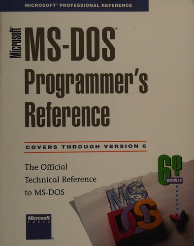 Cover for Microsoft MS-DOS