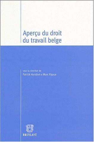 Cover for Aperçu du droit du travail belge