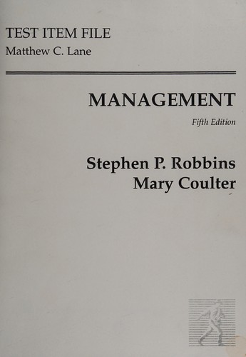 Cover for Test Item File
