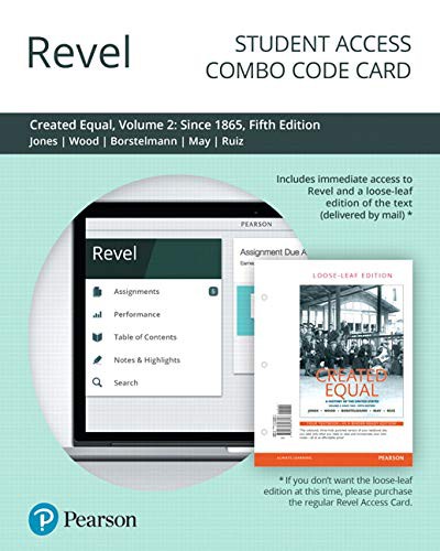 Cover for Revel for Created Equal
