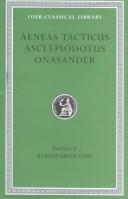 Cover for Aeneas Tacticus, Asclepiodotus, Onasander