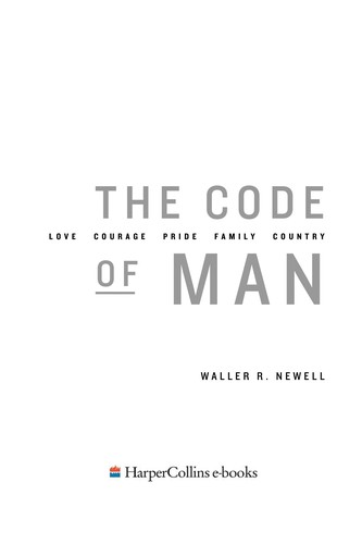 Cover for The code of man
