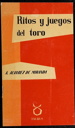 Cover for Ritos y juegos del toro