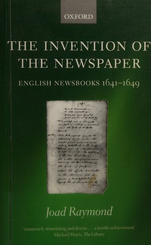 Cover for The invention of the newspaper