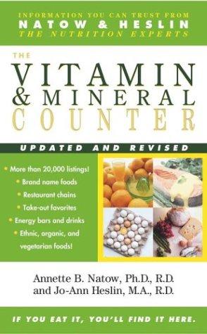 Cover for The vitamin and mineral food counter