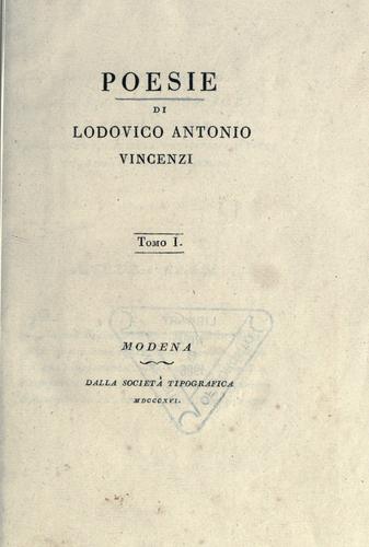 Cover for Poesie