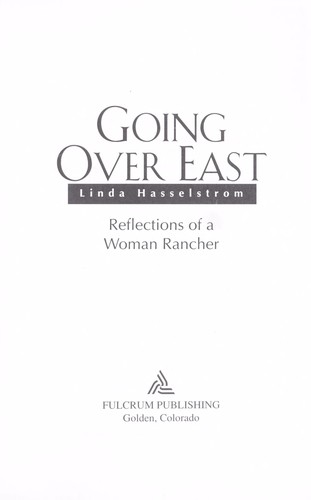 Cover for Going over east