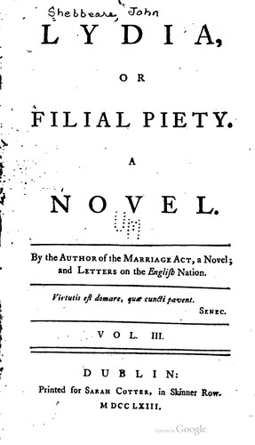 Cover for Lydia