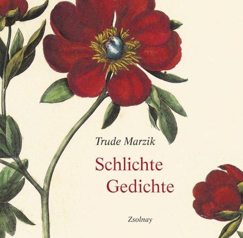 Cover for Schlichte Gedichte.