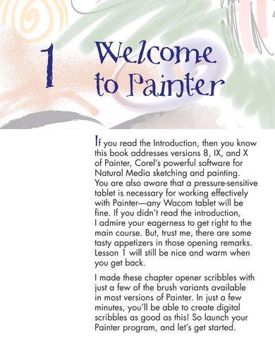 Cover for Digital painting fundamentals with Corel Painter X