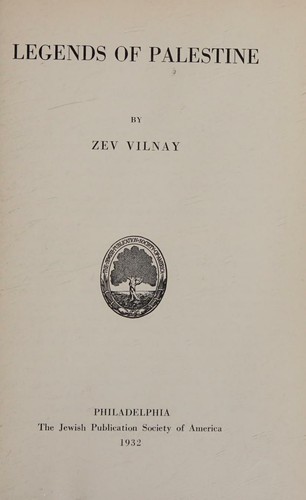Cover for Legends of Palestine