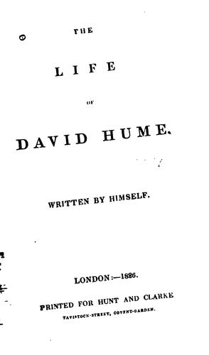 Cover for The Life of David Hume