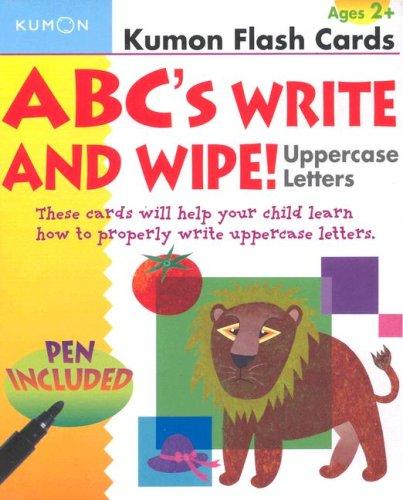 Cover for ABCs Uppercase Write & Wipe Flash Cards (Kumon Flash Cards)