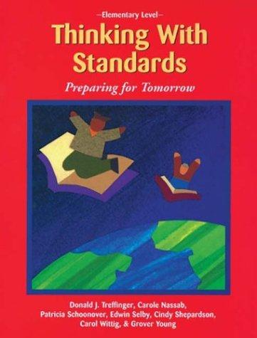 Cover for Thinking With Standards-Preparing for Tomorrow (Elementary Level)