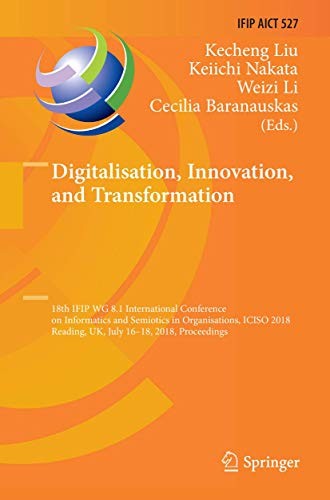 Cover for Digitalisation, Innovation, and Transformation