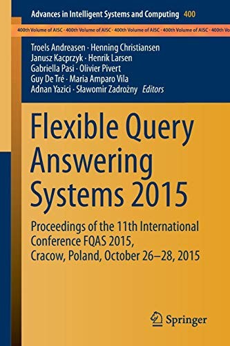 Cover for Flexible Query Answering Systems 2015
