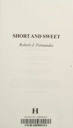 Cover for Short and sweet
