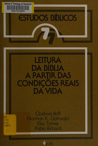 Cover for Leitura da Bíblia a partir das condições reais da vida