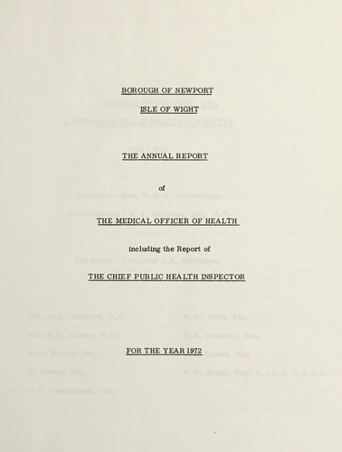 Cover for [Report 1972]