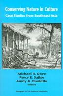 Cover for Conserving nature in culture