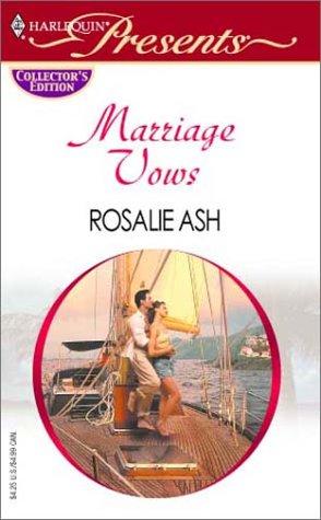 Cover for Marriage vows