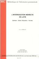 Cover for L'interrogation indirecte en latin.