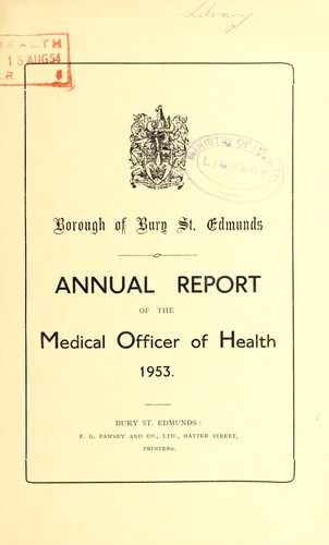 Cover for [Report 1953]