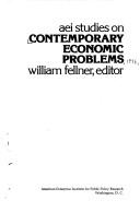 Cover for Contemporary Economic Problems