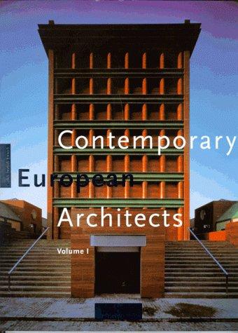 Cover for Contemporary European Architects (Big Series : Architecture and Design)