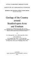 Cover for Geology of the country around Stratford-upon-Avon and Evesham, by B.J. Williams and A. Whittaker [and others]