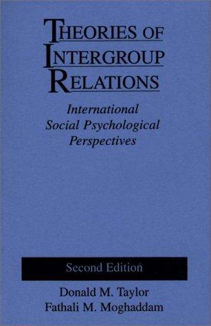 Cover for Theories of intergroup relations