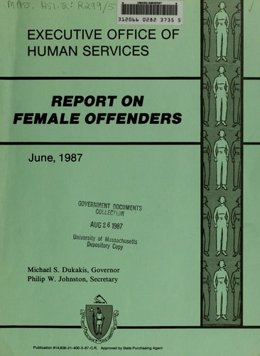 Cover for Report on female offenders