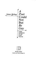 Cover for A poet could not but be gay
