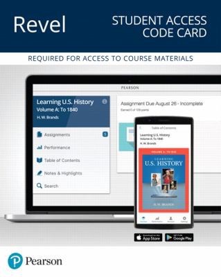 Cover for Revel for Learning U. S. History, Quarter 1 -- Access Card