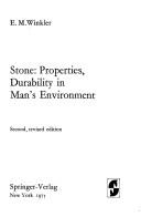Cover for Stone--properties, durability in man's environment
