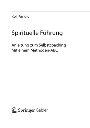 Cover for Spirituelle Führung