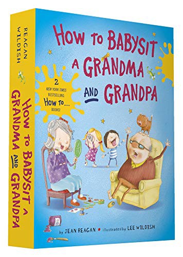Cover for How to Babysit a Grandma and Grandpa Board Book Boxed Set