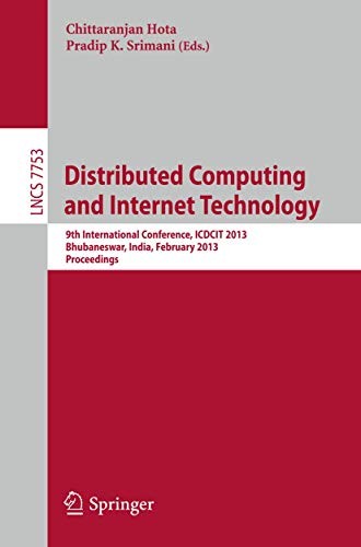 Cover for Distributed Computing and Internet Technology