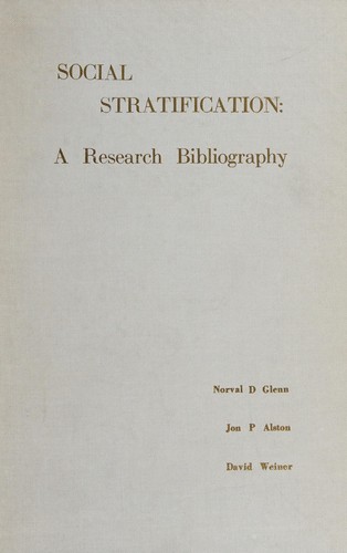 Cover for Social stratification