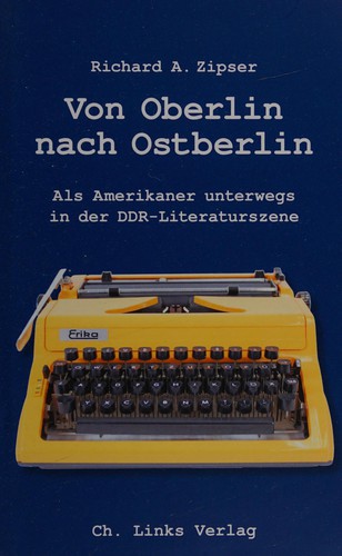 Cover for Von Oberlin nach Ostberlin