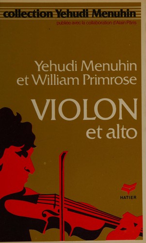 Cover for Violon et alto