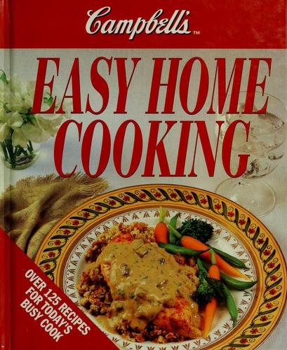 Cover for Campbell's easy home cooking.