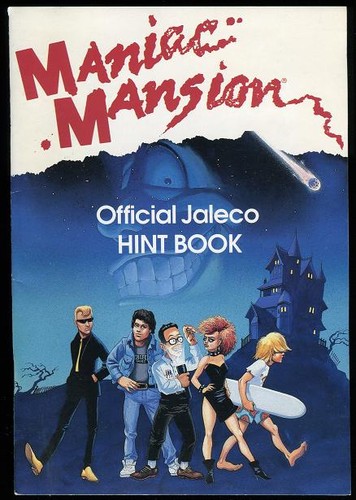 Cover for Maniac Mansion: Official Jaleco Hint Book