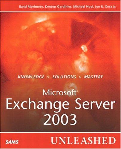 Cover for Microsoft Exchange server 2003 unleashed
